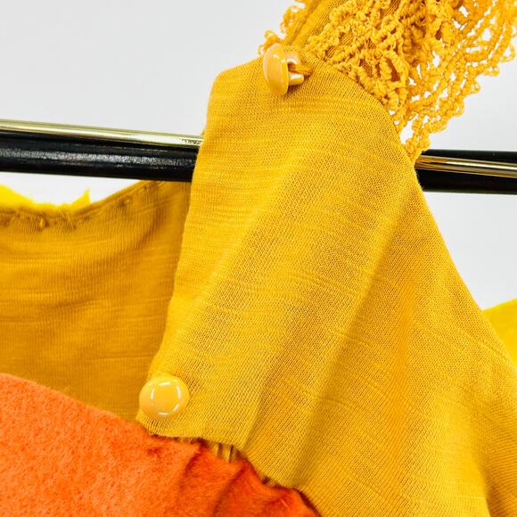 Cute Handmade Kids Felt Feather Chicken Bird Costume Dress - Picture 7 of 9